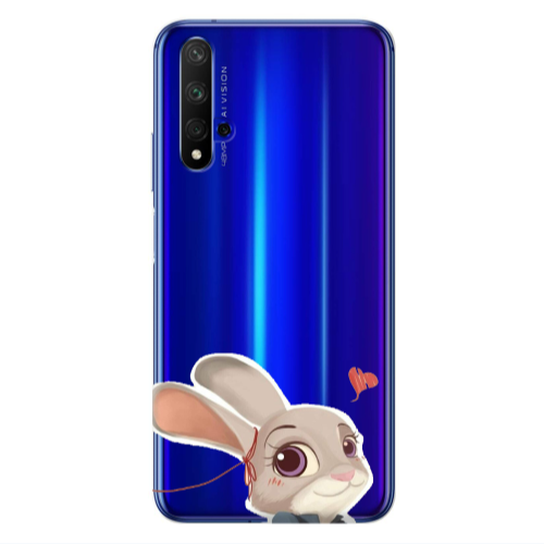Huawei Nova 5 T Valentines 16 Transparent Silicone TPU Θήκη
