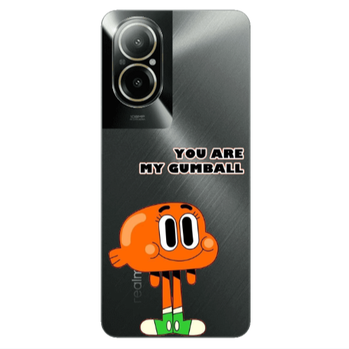 Realme C67 You are my gumball Transparent Silicone TPU Θήκη