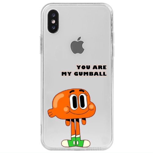 Apple iPhone X You are my gumball Transparent Silicone TPU Θήκη