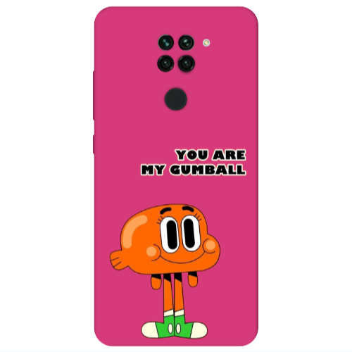 Xiaomi Redmi Note 9 You are my gumball Fuchsia Colored Silicone TPU Θήκη