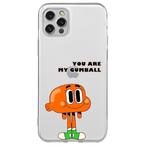 Apple iPhone 12 Pro You are my gumball Transparent Silicone TPU Θήκη
