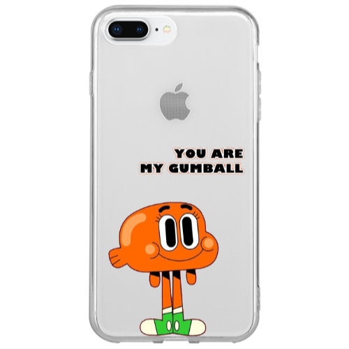 Apple iPhone 7 Plus You are my gumball Transparent Silicone TPU Θήκη