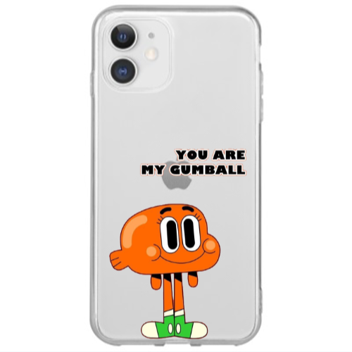 Apple iPhone 12 Mini You are my gumball Transparent Silicone TPU Θήκη