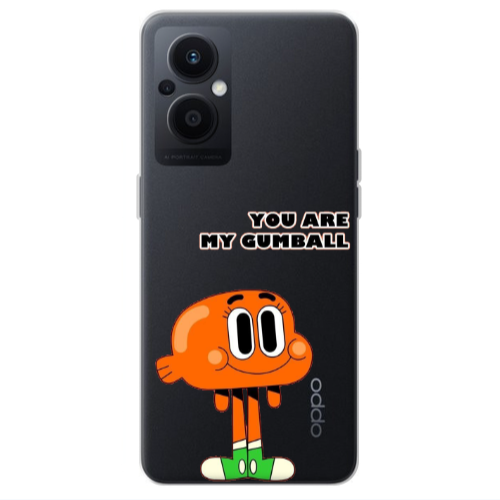 Oppo Reno 7 Lite You are my gumball Transparent Silicone TPU Θήκη