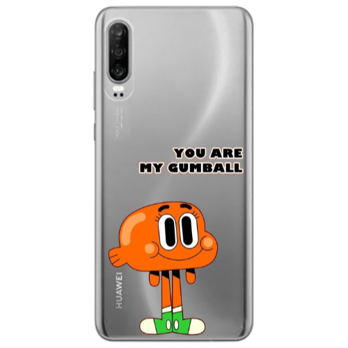 Huawei P30 You are my gumball Transparent Silicone TPU Θήκη