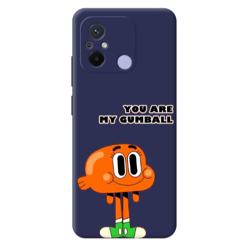 Xiaomi Redmi 12C You are my gumball Dark blue Colored Silicone TPU Θήκη