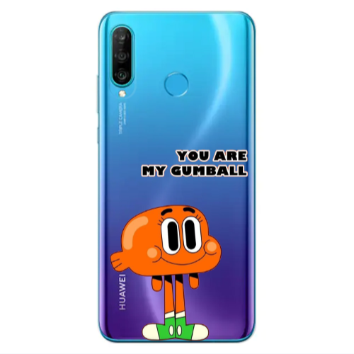 Huawei P30 Lite You are my gumball Transparent Silicone TPU Θήκη