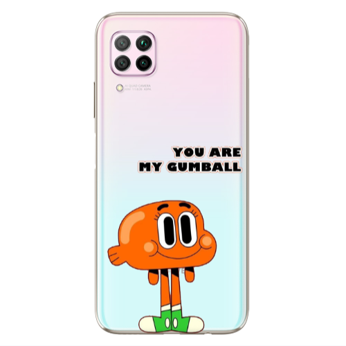 Huawei P40 Lite You are my gumball Transparent Silicone TPU Θήκη