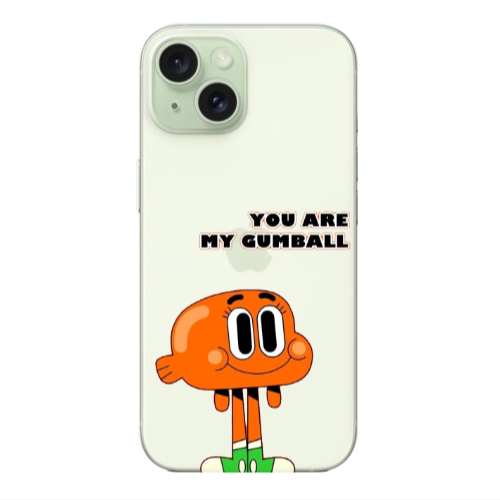 Apple iPhone 15 You are my gumball Transparent Silicone TPU Θήκη