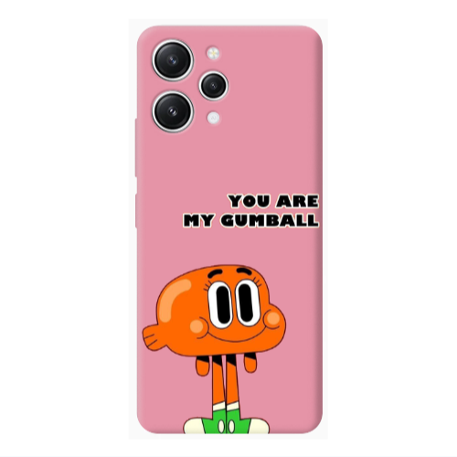 Xiaomi Redmi 12 You are my gumball Pink Colored Silicone TPU Θήκη