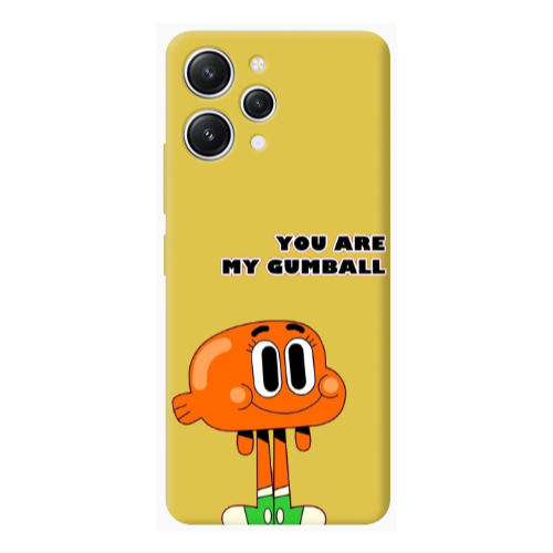 Xiaomi Redmi 12 You are my gumball Yellow Colored Silicone TPU Θήκη
