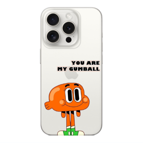 Apple iPhone 15 Pro Max You are my gumball Transparent Silicone TPU Θήκη