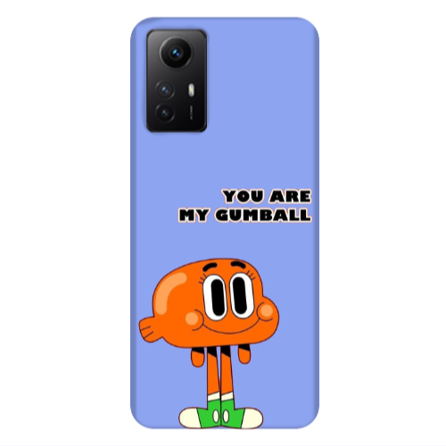 Xiaomi Redmi Note 12s You are my gumball Light Purple Colored Silicone TPU Θήκη