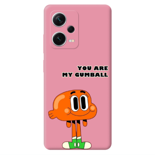 Xiaomi Poco X5 You are my gumball Pink Colored Silicone TPU Θήκη