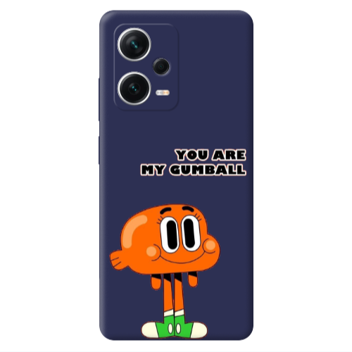 Xiaomi Poco X5 You are my gumball Dark blue Colored Silicone TPU Θήκη