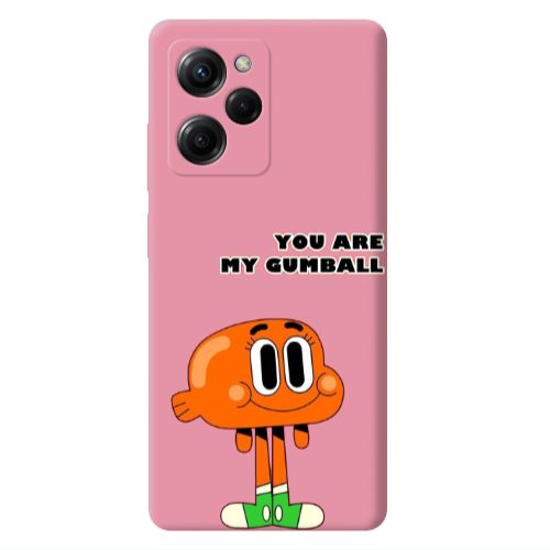 Xiaomi Poco X5 Pro You are my gumball Pink Colored Silicone TPU Θήκη