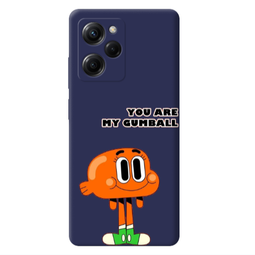 Xiaomi Poco X5 Pro You are my gumball Dark blue Colored Silicone TPU Θήκη