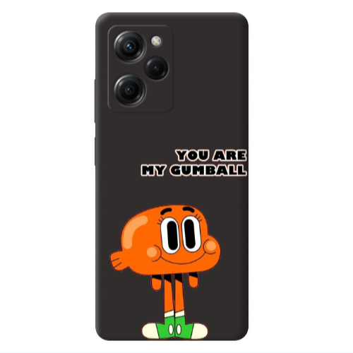 Xiaomi Poco X5 Pro You are my gumball Black Colored Silicone TPU Θήκη