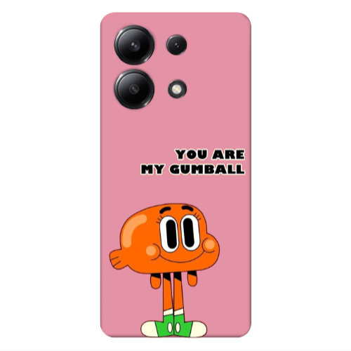 Xiaomi Redmi Note 13 4G You are my gumball Pink Colored Silicone TPU Θήκη