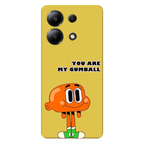 Xiaomi Redmi Note 13 4G You are my gumball Yellow Colored Silicone TPU Θήκη
