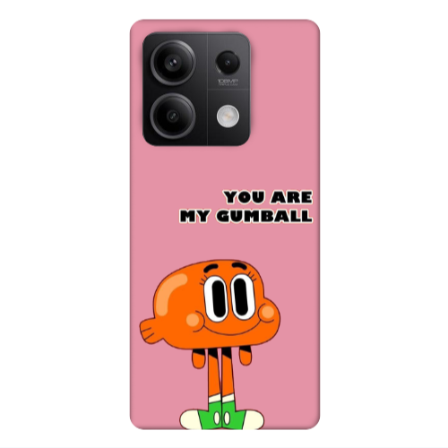 Xiaomi Redmi Note 13Pro 5G You are my gumball Pink Colored Silicone TPU Θήκη