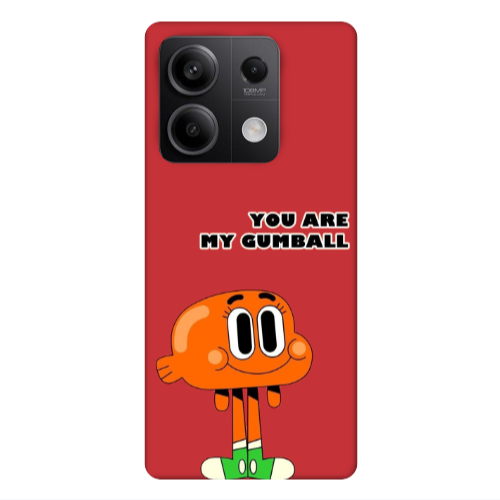 Xiaomi Redmi Note 13Pro 5G You are my gumball Red Colored Silicone TPU Θήκη