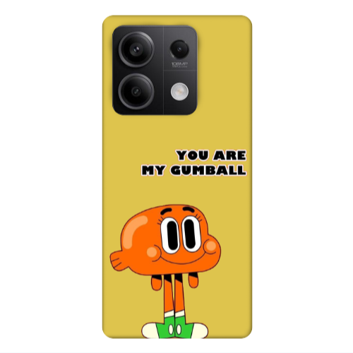 Xiaomi Redmi Note 13Pro 5G You are my gumball Yellow Colored Silicone TPU Θήκη