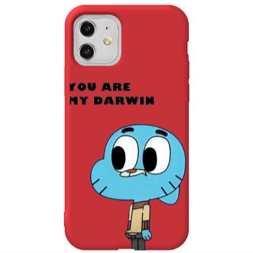 Apple iPhone 11  You are my darwin Red Colored Silicone TPU Θήκη