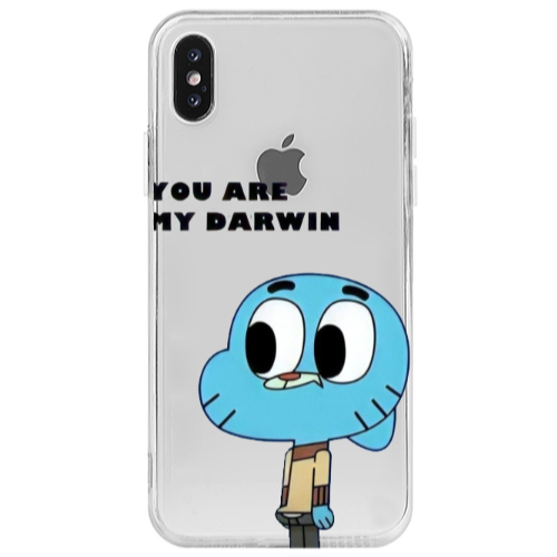 Apple iPhone Xs Max You are my darwin Transparent Silicone TPU Θήκη