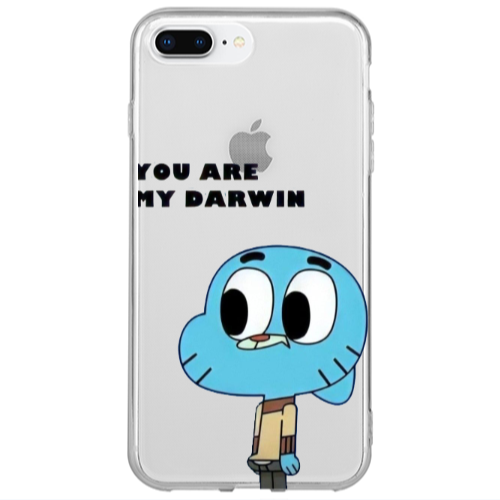 Apple iPhone 7 Plus You are my darwin Transparent Silicone TPU Θήκη