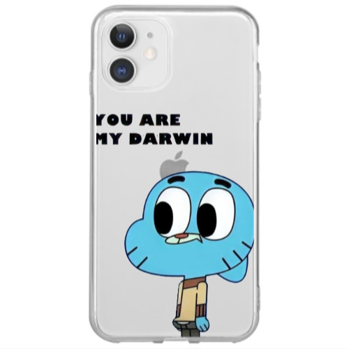 Apple iPhone 12 Mini You are my darwin Transparent Silicone TPU Θήκη