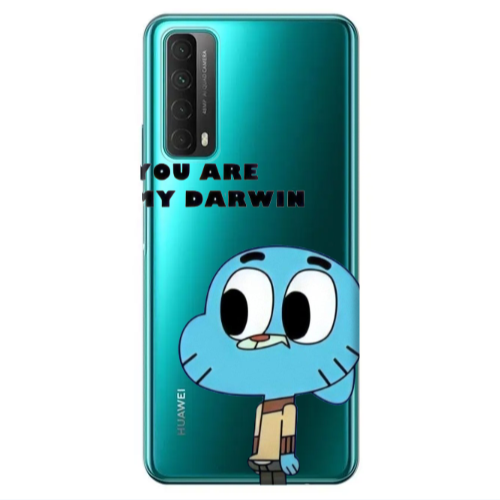 Huawei P Smart 2021 You are my darwin Transparent Silicone TPU Θήκη