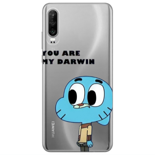 Huawei P30 You are my darwin Transparent Silicone TPU Θήκη