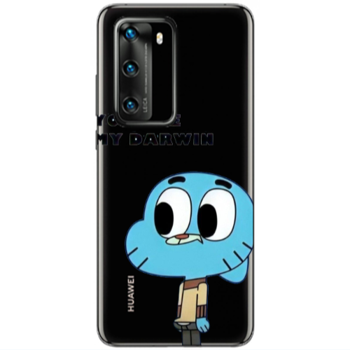 Huawei P40 You are my darwin Transparent Silicone TPU Θήκη