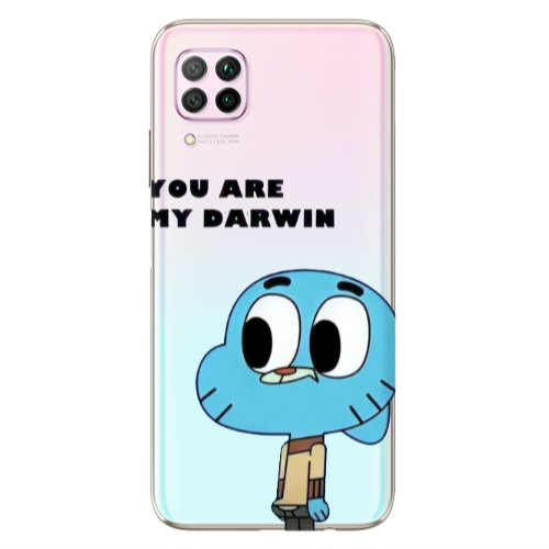 Huawei P40 Lite You are my darwin Transparent Silicone TPU Θήκη