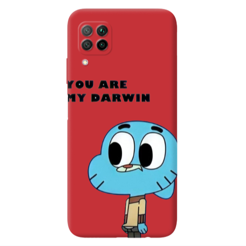 Huawei P40 Lite You are my darwin Red Colored Silicone TPU Θήκη