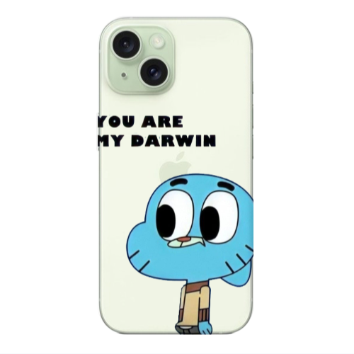 Apple iPhone 15 Plus You are my darwin Transparent Silicone TPU Θήκη