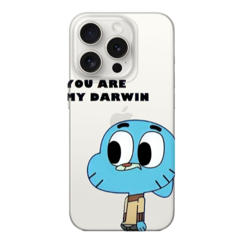 Apple iPhone 15 Pro You are my darwin Transparent Silicone TPU Θήκη