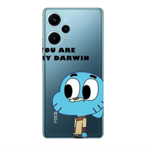 Xiaomi Poco F5 You are my darwin Transparent Silicone TPU Θήκη