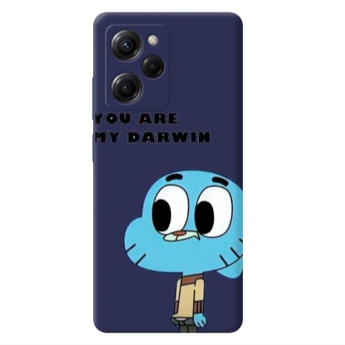 Xiaomi Poco X5 Pro You are my darwin Dark blue Colored Silicone TPU Θήκη