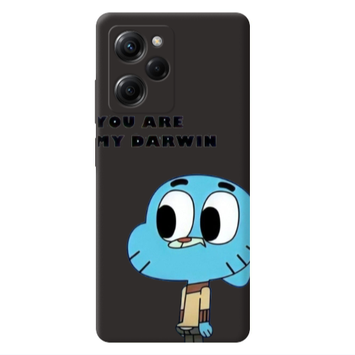 Xiaomi Poco X5 Pro You are my darwin Black Colored Silicone TPU Θήκη