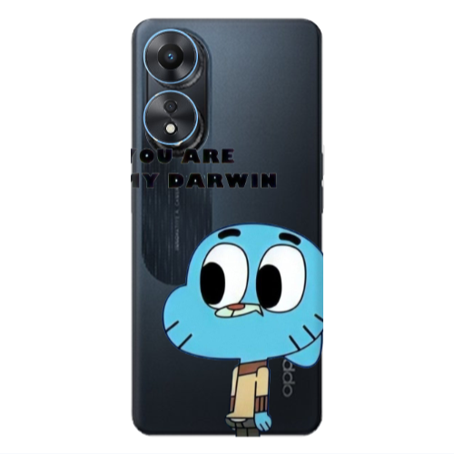 Oppo A 98 You are my darwin Transparent Silicone TPU Θήκη