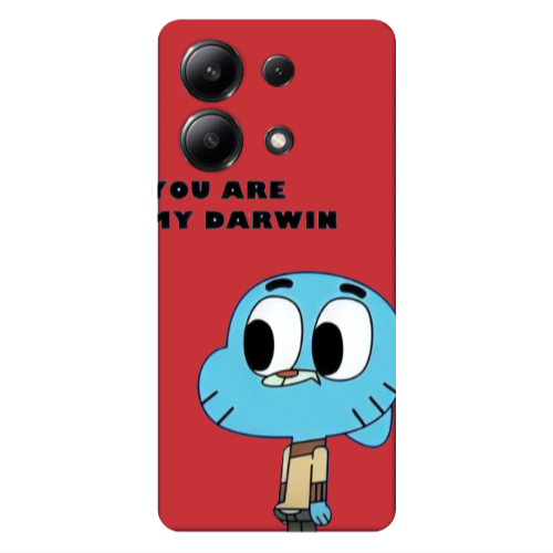 Xiaomi Redmi Note 13 4G You are my darwin Red Colored Silicone TPU Θήκη