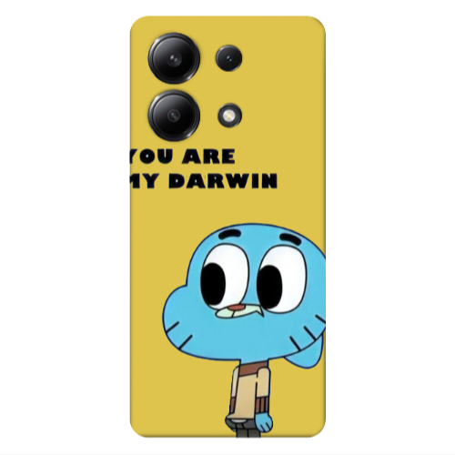 Xiaomi Redmi Note 13 4G You are my darwin Yellow Colored Silicone TPU Θήκη