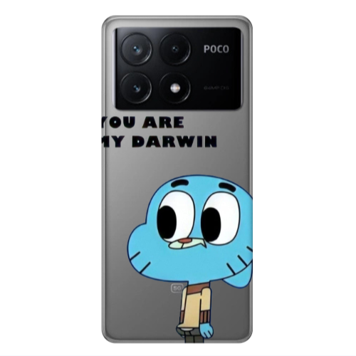 Xiaomi Poco X6Pro 5G You are my darwin Transparent Silicone TPU Θήκη