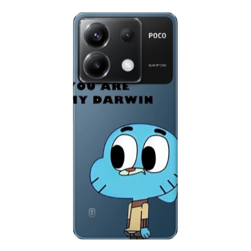 Xiaomi Poco X6 5G You are my darwin Transparent Silicone TPU Θήκη