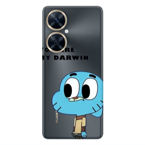 Huawei Nova 11i You are my darwin Transparent Silicone TPU Θήκη