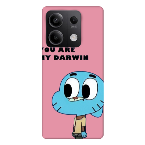 Xiaomi Redmi Note 13Pro 5G You are my darwin Pink Colored Silicone TPU Θήκη
