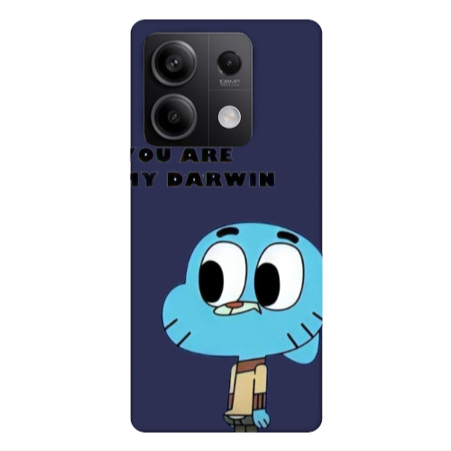 Xiaomi Redmi Note 13Pro 5G You are my darwin Dark blue Colored Silicone TPU Θήκη