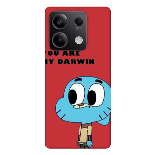 Xiaomi Redmi Note 13Pro 5G You are my darwin Red Colored Silicone TPU Θήκη